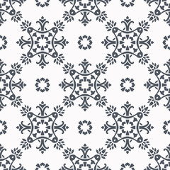 Seamless vector pattern design made in old vintage style