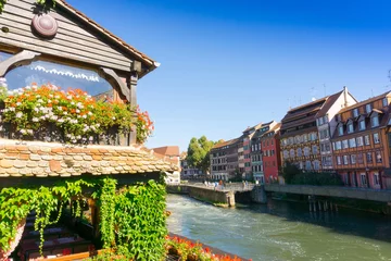 Foto op Canvas Traditional houses in La Petite France, Strasbourg, Alsace, Fran © ilolab