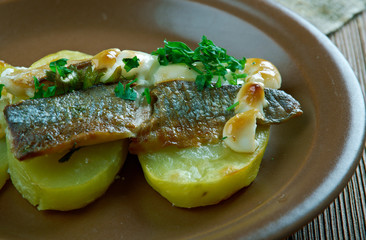 Estonian Baked Herring with Potatoes