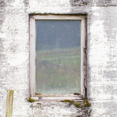 Old dirty window