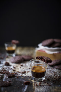 Delicious gluten free cookies with bittersweet chocolate and cha