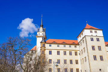 Obraz premium Torgau Schloss Hartenfels aus dem 15. Jahrhundert (v K. Pflüger)