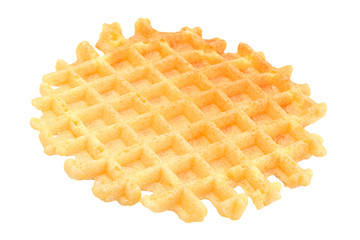 Sweet wafers on white