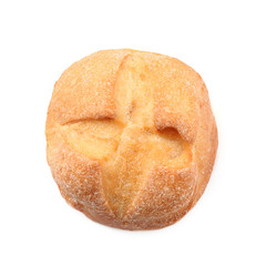 Fresh bread, isolated on white