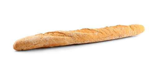 Fresh bread, isolated on white
