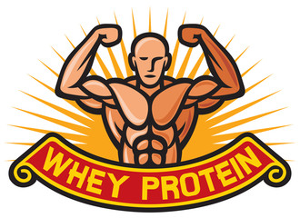 whey protein label