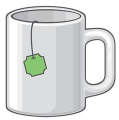 hot mug with tea