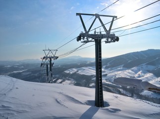 北海道　スキー場　ルスツ