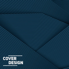 Material design background. Paper layers overlap. Eps10 vector template.