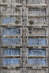 Tarnished wood door, Pushkar, Rajasthan, India