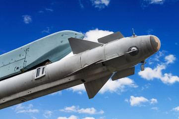 missile under the wing attack aircraft