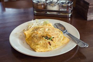 Fried noodle Thai style ,Padthai.