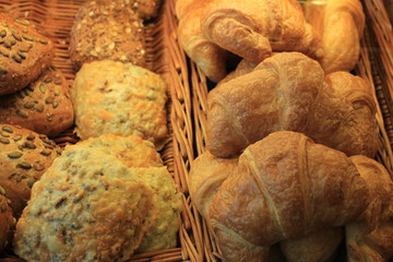 Assortment of baked bread