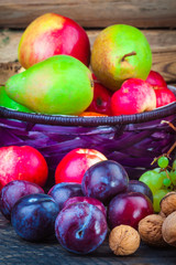 autumn fruits
