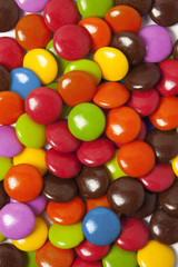 Fototapeta na wymiar Multi Color Chocolate Candies