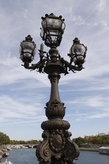 Cand&eacute;labre du Pont Alexandre III &agrave; Paris