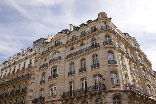 Immeuble du quartier de Passy à Paris