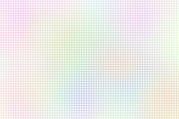 網に七色のライト