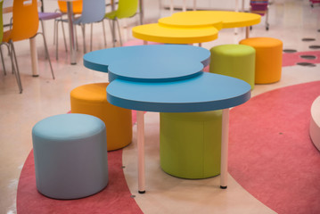 Colorful Kids Table and chairs for little kids.