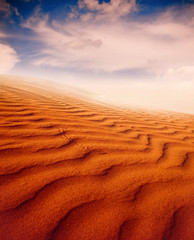 Plakat sand desert landscape