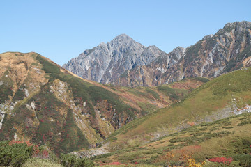 Fototapeta premium 天神平から剱岳