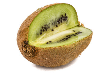 Juicy kiwi fruit, isolated on white background