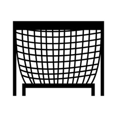 kids playground net entertainment attraction  over white background. vector illustration