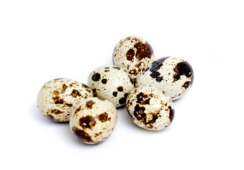 japanese quail eggs ,food and health concept