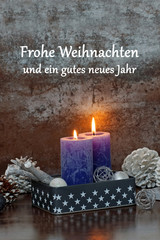 Frohe Weihnachten und ein gutes neues Jahr