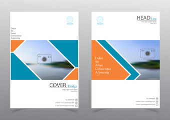  Annual report brochure Flyer design Layout template, size A4, Leaflet cover presentation