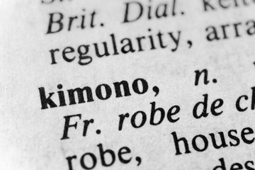 Obraz premium Kimono