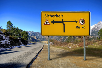 Schild 160 - Sicherheit