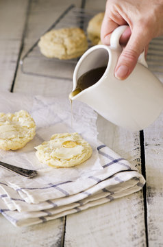 Buttermilk Biscuits With Honey