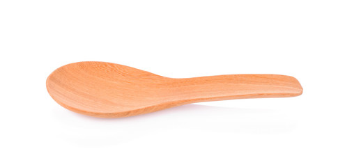 Wooden Spoon isolated on white background