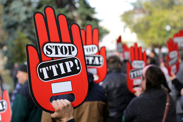Anti TTIP protest