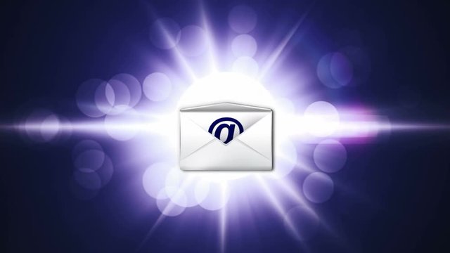 E-mail Concept, Letter, Loop, 4k
