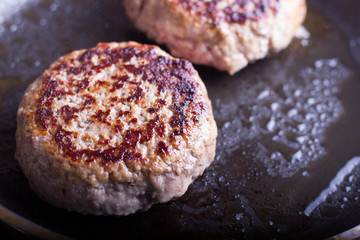 Hamburgers.