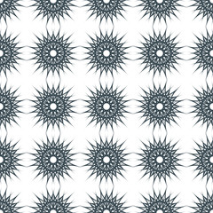Seamless round patterns, abstract ornaments, colored. Vector background.