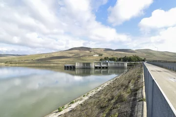 Foto op Plexiglas Dam diga del basentello n basilicata