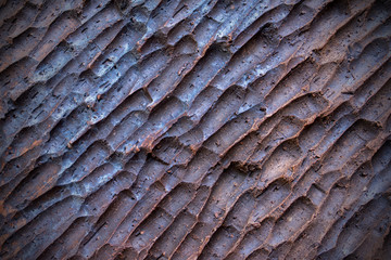 Dark Old vintage earthenware wall tiles patterns handcraft from