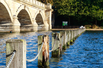 Serpentine Bridge in Hyde Park, London