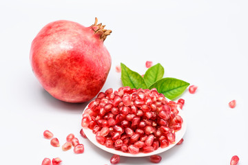 pomegranate isolated