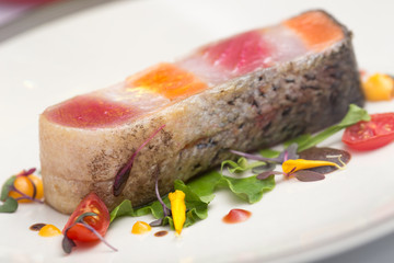 Steak layer fish