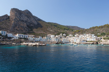 Fototapeta na wymiar Levanzo, isole Egadi, Trapani, Sicilia, Italia