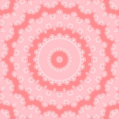 Pink background with abstract pattern