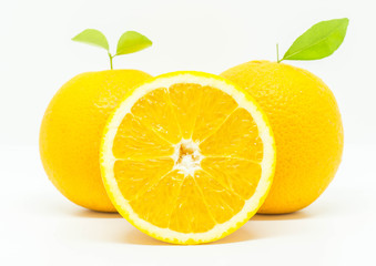 orange isolated on white background