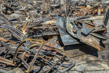 Obraz premium Verbrantes Areal