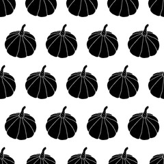 Fototapeta na wymiar Black And White Halloween Pattern