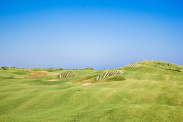 Naklejka premium Golf bunker