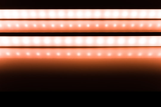 colour of led rigid strip lighht : two of led light line on orang